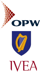 Department of Education, Public Works, and VEC Logos